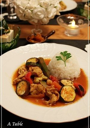 夏野菜たっぷり！トマトカレー-レシピのメイン写真