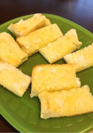 簡単！子供大好き！砂糖かけ食パン-レシピのメイン写真