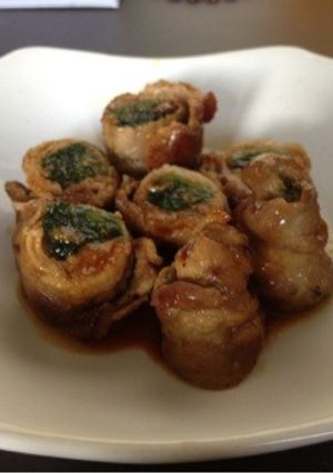 ニラの豚肉巻き-レシピのメイン写真