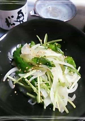 玉ねぎ三つ葉のナムル-レシピのメイン写真