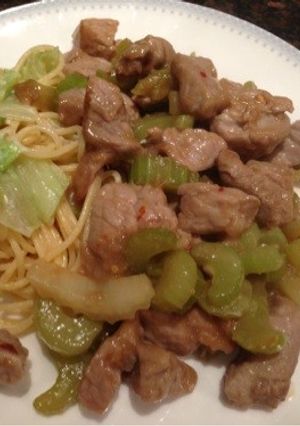 豚とセロリのオイスターソース炒め-レシピのメイン写真