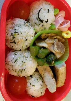 いもむし弁当-レシピのメイン写真