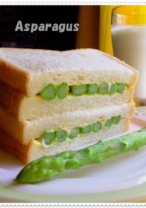 アスパラだけ～～サンド-レシピのメイン写真