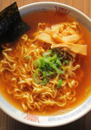 ベジブロスで作るインスタントラーメン-レシピのメイン写真