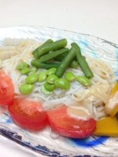 かんたん!バーニャカウダそうめん-レシピのメイン写真