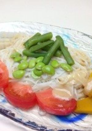 かんたん!バーニャカウダそうめん-レシピのメイン写真