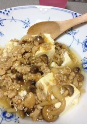 豆腐ステーキ そぼろあんかけ-レシピのメイン写真