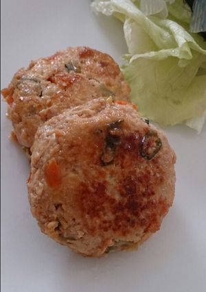 ゴーヤー入り！豆腐ハンバーグ☆-レシピのメイン写真