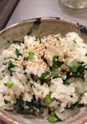 香りが美味しい！春菊の混ぜご飯-レシピのメイン写真