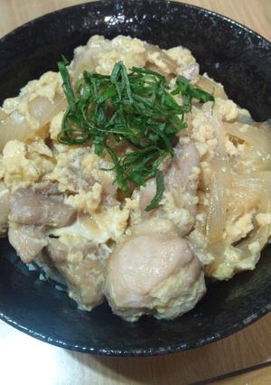 めんつゆで時短☆簡単親子丼☆-レシピのメイン写真