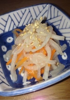 お節やお食い初めに紅白なます❤-レシピのメイン写真