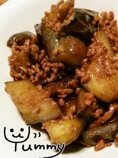 ナスとひき肉の甘辛炒め-レシピのメイン写真