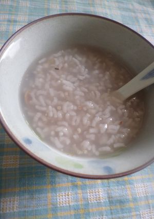 活力鍋で・おかゆ(16穀米入り)-レシピのメイン写真