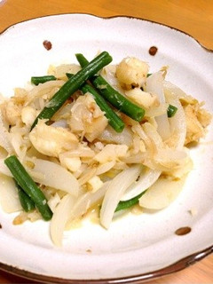 *たらと野菜のバター炒め-レシピのメイン写真