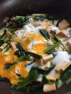 ネギと高野豆腐の卵とじ-レシピのメイン写真
