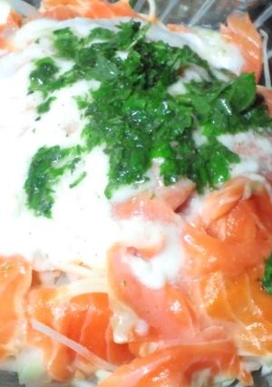 スモークサーモンのパスタ-レシピのメイン写真