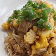 エノキタケ玉ねぎコーンの醤油麹炒め