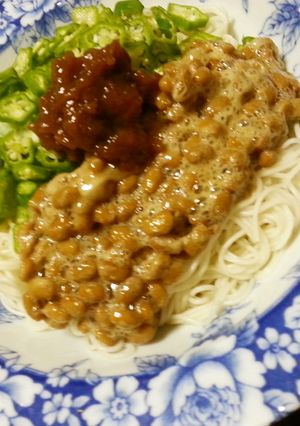 さっぱり＆ねばねば☆そうめん-レシピのメイン写真