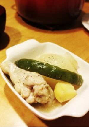 鶏とインゲンの簡単煮込み-レシピのメイン写真