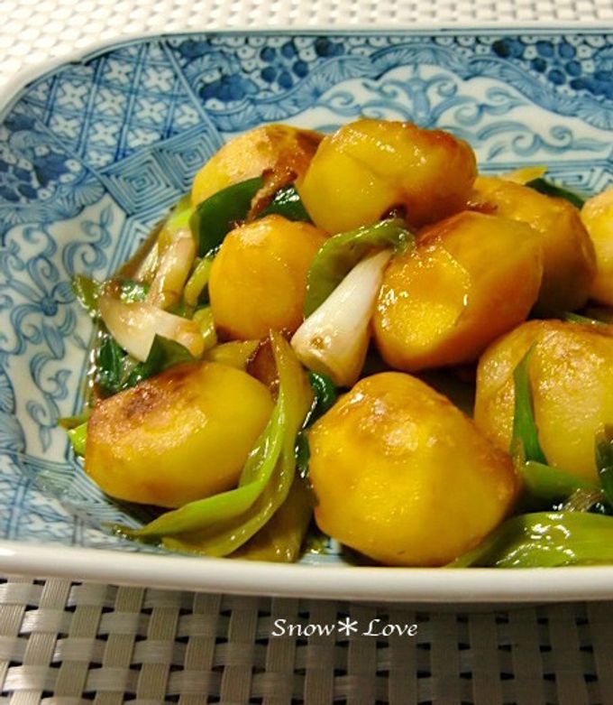 甘辛おかず☆ジャガイモと青ねぎの炒め煮 by Snow＊Love