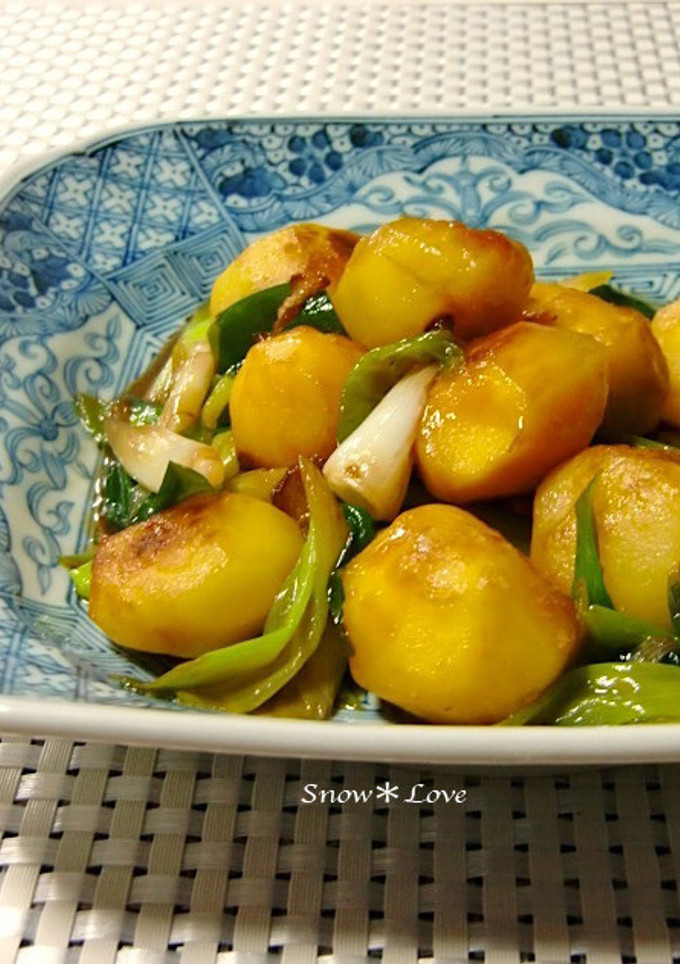 甘辛おかず☆ジャガイモと青ねぎの炒め煮-レシピのメイン写真