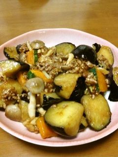 揚げナスの肉味噌炒め☆簡単麻婆ナス-レシピのメイン写真