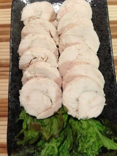 鶏胸肉でハム♪簡単!ガーリックソルト味-レシピのメイン写真