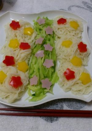 七夕そうめん-レシピのメイン写真