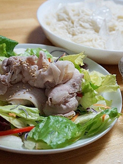 10品目の冷しゃぶサラダ・そーめんと共に-レシピのメイン写真