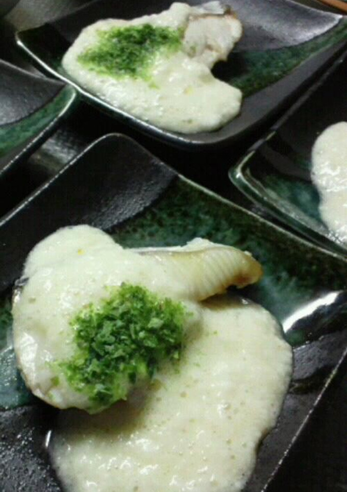 さわらの酒蒸し柚ごしょうとろろかけ-レシピのメイン写真