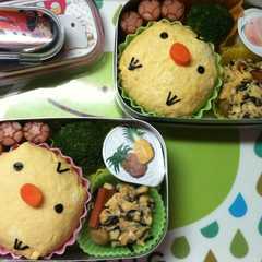 A picture of キャラ弁　ひよこ.