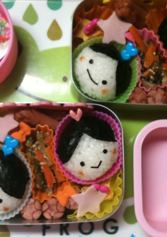 キャラ弁　七夕　-レシピのメイン写真