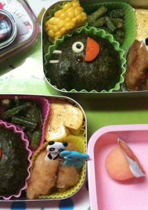 キャラ弁　ぞうさん-レシピのメイン写真