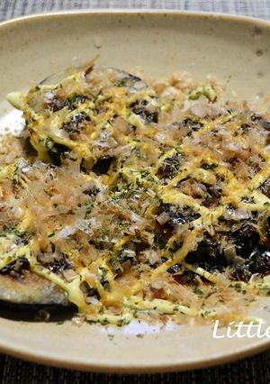 なすのお好み焼き風　米なす料理-レシピのメイン写真