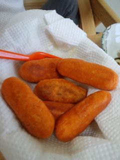 アレルギーっ子に野菜ジュースドーナツ-レシピのメイン写真