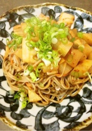 キムチクリーム蕎麦-レシピのメイン写真