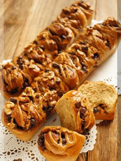 * カフェオレ・チョコチップのちぎりパン-レシピのメイン写真