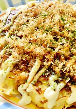 リメイク☆そうめんでお好み焼き-レシピのメイン写真
