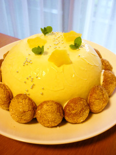 星のドームムースケーキ*カフェオレ仕立て-レシピのメイン写真