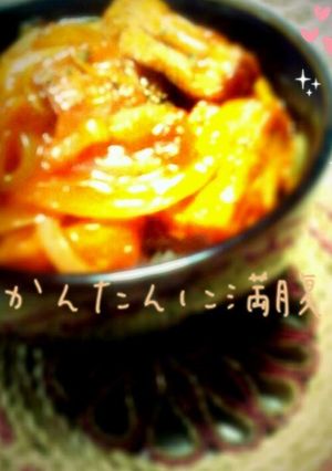 簡単！エビチリ風♥豆腐チリソース炒め-レシピのメイン写真