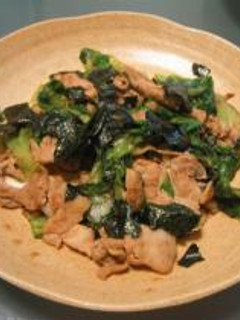 レタスの炒め物-レシピのメイン写真