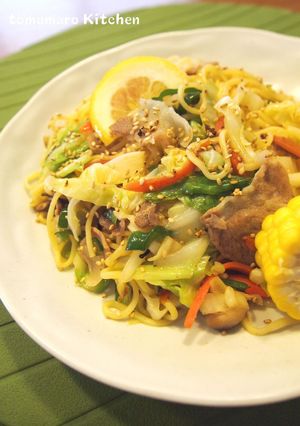 大人気！野菜たっぷり塩焼きそば-レシピのメイン写真