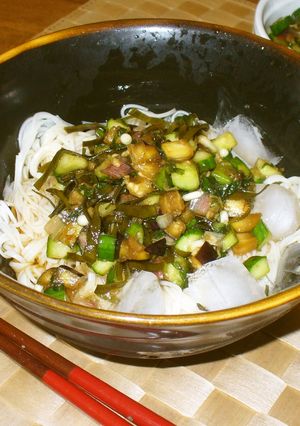 山形のだしで☆ぶっかけ納豆そうめん-レシピのメイン写真