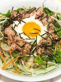 10品目野菜とツナのぶっかけ冷うどん-レシピのメイン写真