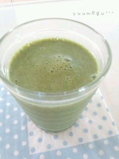 モロヘイヤのグリーンスムージー-レシピのメイン写真