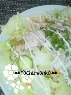 豚しゃぶ 冷製パスタ-レシピのメイン写真