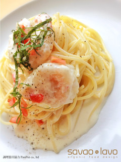ぷりぷりエビの冷製サワークリームパスタ-レシピのメイン写真