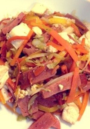 Chilli Spam Chanpuru-レシピのメイン写真