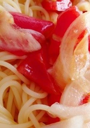 トマトポン酢の冷製パスタ-レシピのメイン写真