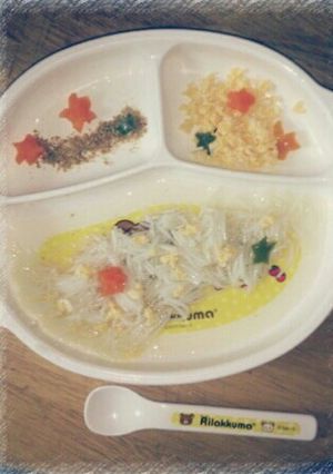 七夕素麺★離乳食後期-レシピのメイン写真